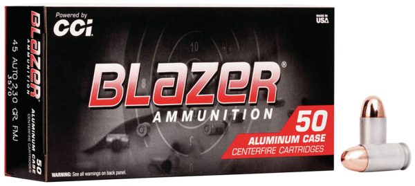 CCI 3570    BLAZER S ALUM 45A 230 FMJ        50/20