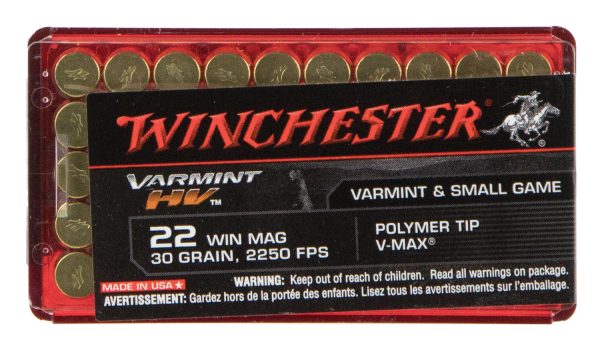 WIN S22M2PT         22WMR    30VMAX  VARMINT 50/20