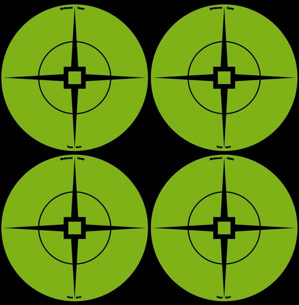 BIR 33933          TARGETSPOTS 3″GRN          40PK