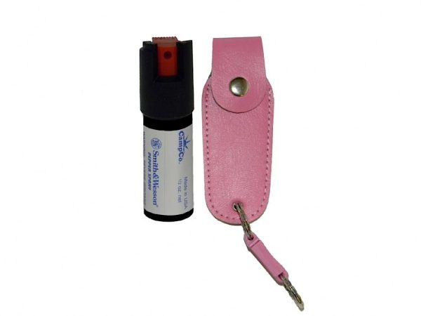CAMP 1203P        S&W PEPPER SPRAY .5OZ  PINK
