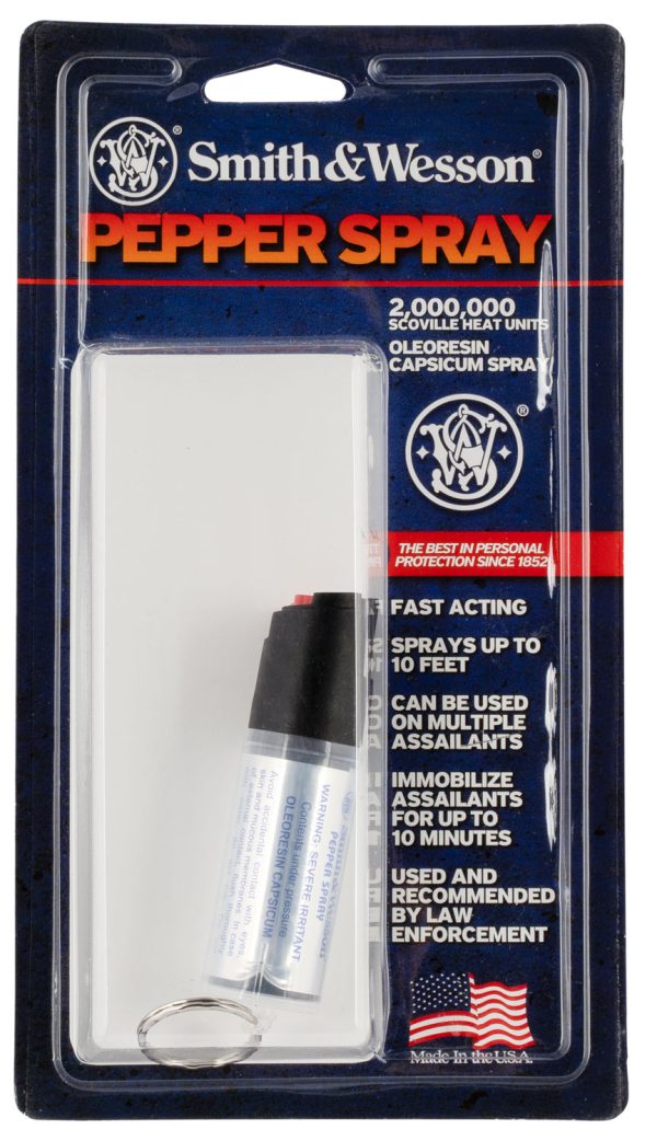 CAMP 1201         S&W PEPPER SPRAY .5OZ  KEYCAP