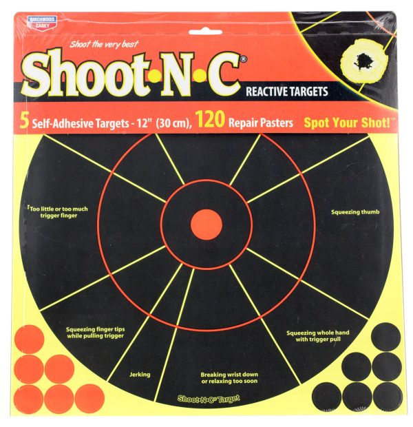BIR 34032 SHOOT-N-C 12″ HNDGN TRAINER 5PK