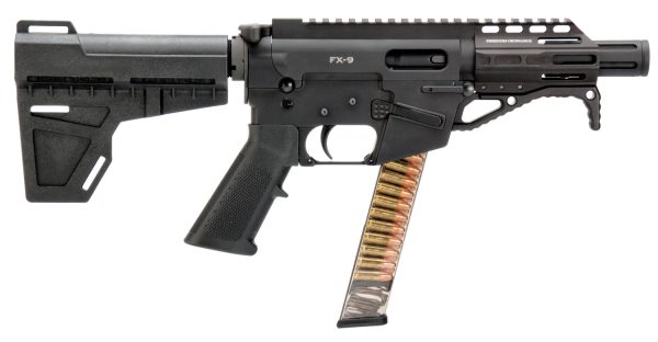 FREEDOM ORDNANCE FX9P4  AR PSTL 4″ BRACE  9MM 31RD