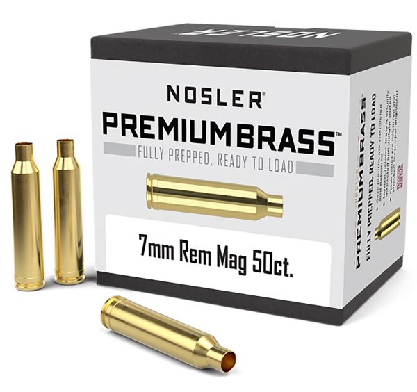 NOS 10185 CUSTOM BRASS 7MM REM MAG  50