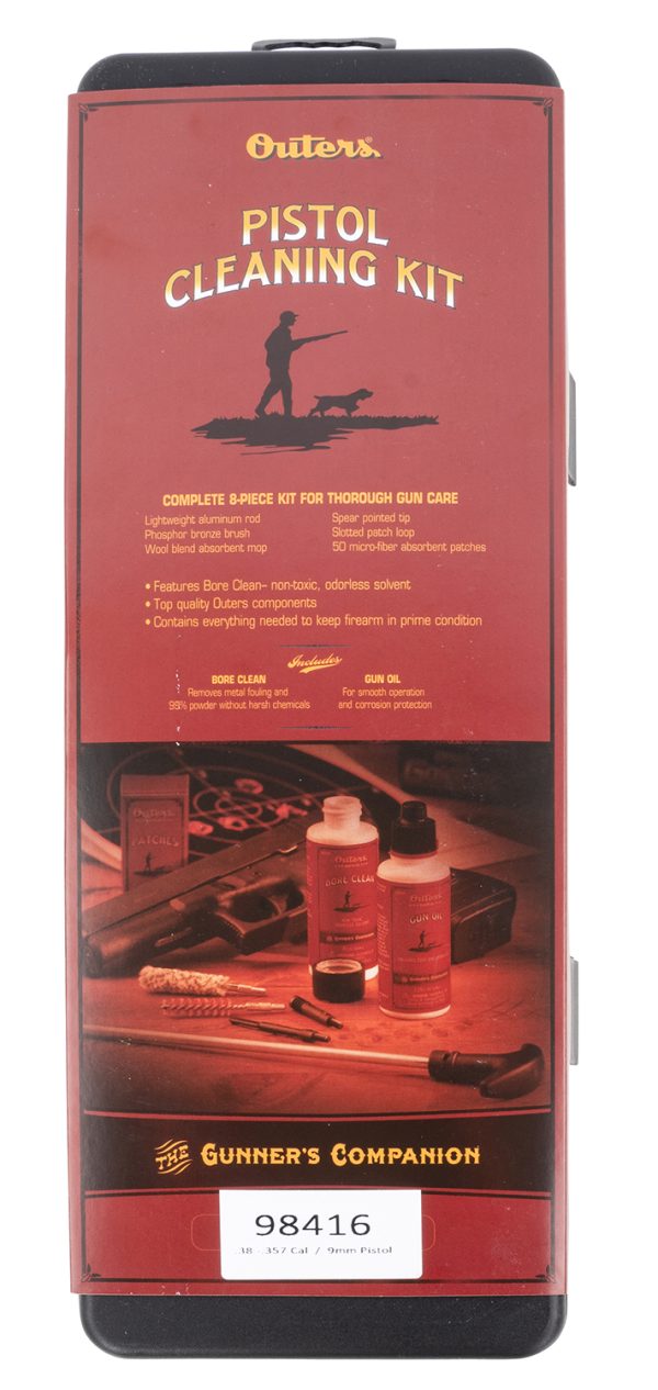 OUT 98416       CLEANING KIT PST 9MM/38/357