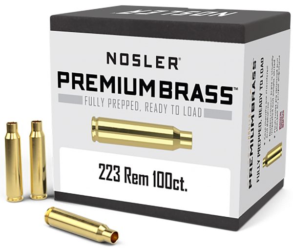 NOS 10098 CUSTOM BRASS 223 REM      100