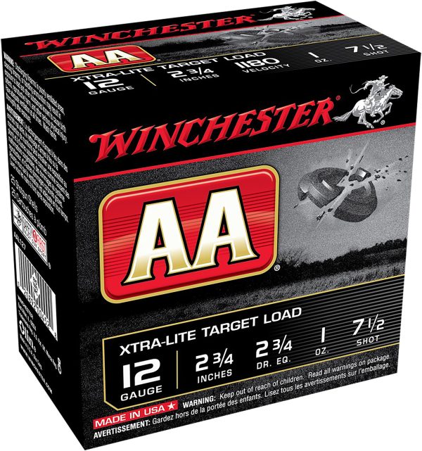 WIN AAL127    AA X-LITE   12 2.75 7.5    1OZ 25/10