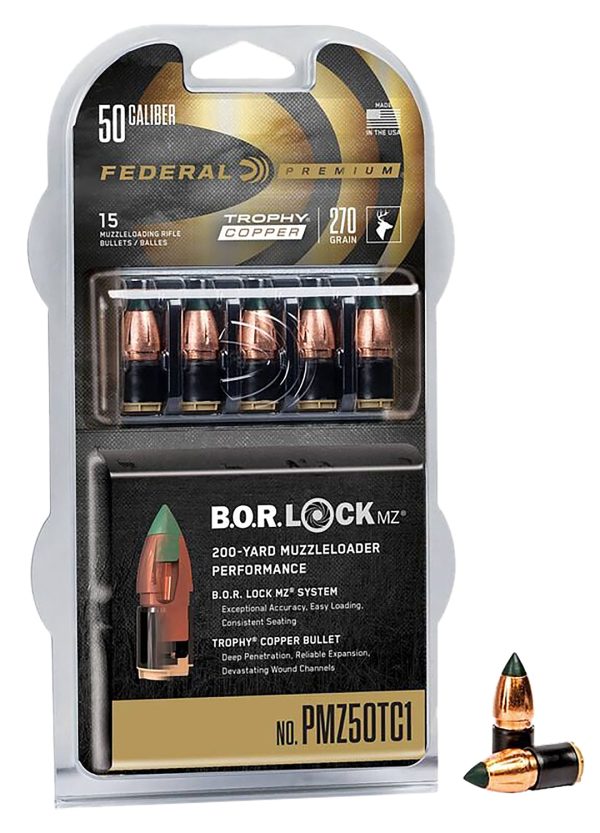 FED PMZ50TC1  270GR TROPHY COPPER MZ W/ B.O.R LOCK