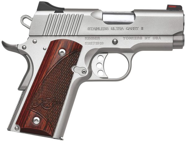 KIMBER 3200329 STAINLESS ULTRA CRRY II   9MM 3 8+1