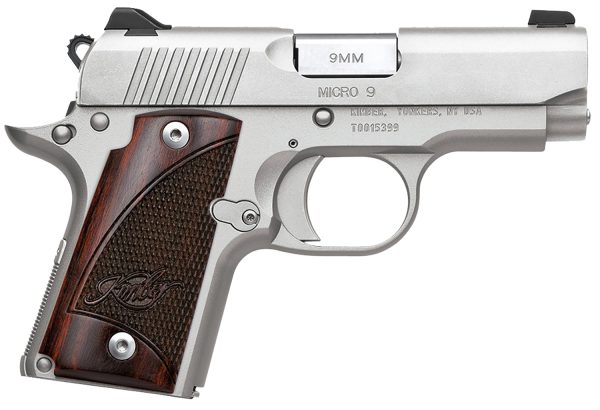 KIMBER 3300158 MICRO 9 STNLSS RSWD    9MM 3.15 7+1