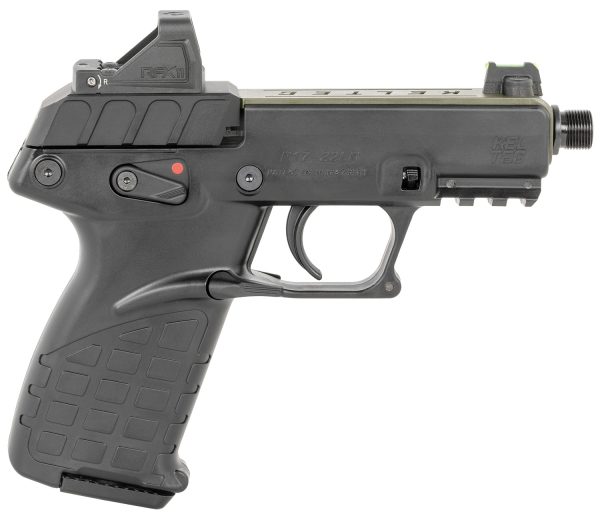 KEL P17GRNBLKOPTIC   22LR    W/OPTIC/HLSTR GRN/BLK