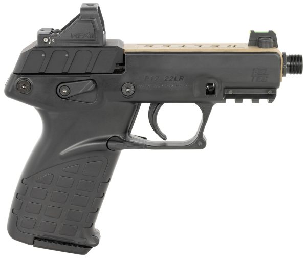 KEL P17TANBLKOPTIC   22LR    W/OPTIC/HLSTR TAN/BLK