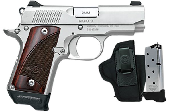 KIMBER 3300250 MICRO 9 RTC 9MM 3.15 7R SS/ROSEWD
