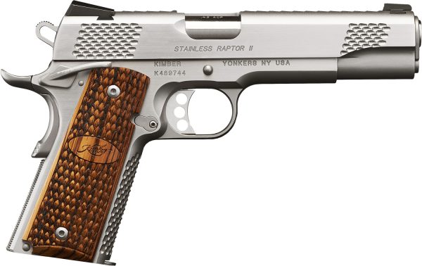 KIMBER 3200181 STNLESS RAPTOR II       45ACP 5 8+1