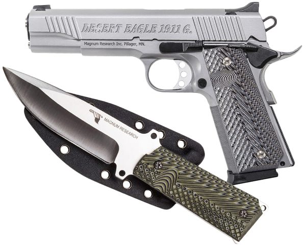 MAG DE1911GSS-K 1911 45 W/KNIFE 5 8R SS