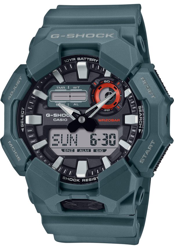 GSHOCK GA100TU1A3CR  ANLG-DIGTL                GRN