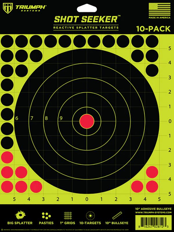 TRIUMPH 0900-10-002 SHOT SEEKER 10″BULLSEYE    10P