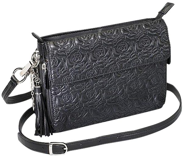 GTM  GTM-10/BK        CLUTCH PURSE EMBROID LMBSKN