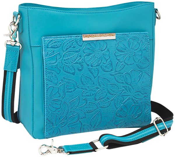 GTM  GTM-98/OCEAN     SLIM CROSSBODY BRUSHD LMBSKN