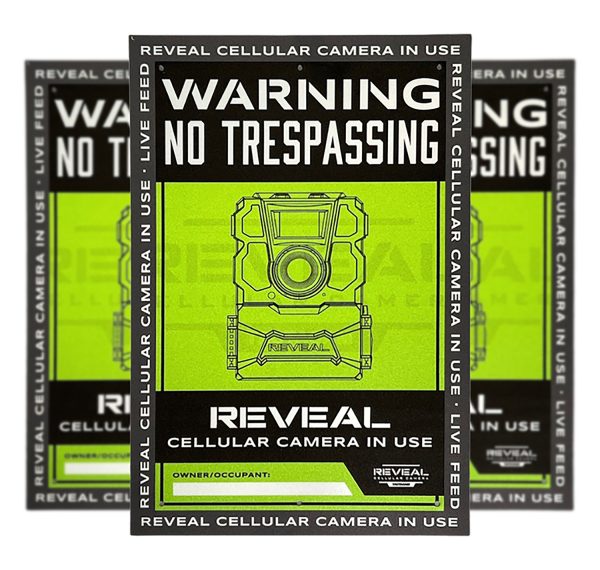 TACTA S-1            3 PK NO TRESPASSING SIGN