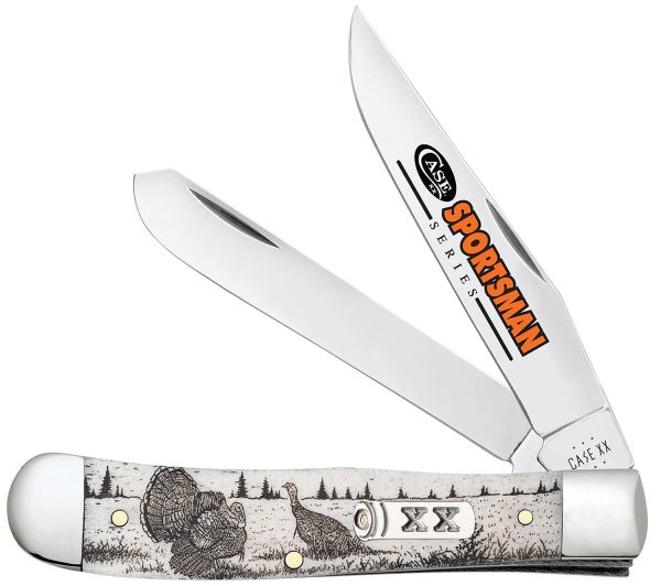 CASE 81221 SPORTSMAN SERIES NATURAL BONE TURKEY
